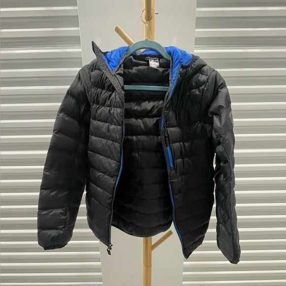 NWT ❄️ ZeroXPosur quilted lightweight black blue winter coat ❄️Boys L 14-16 - Picture 2 of 15
